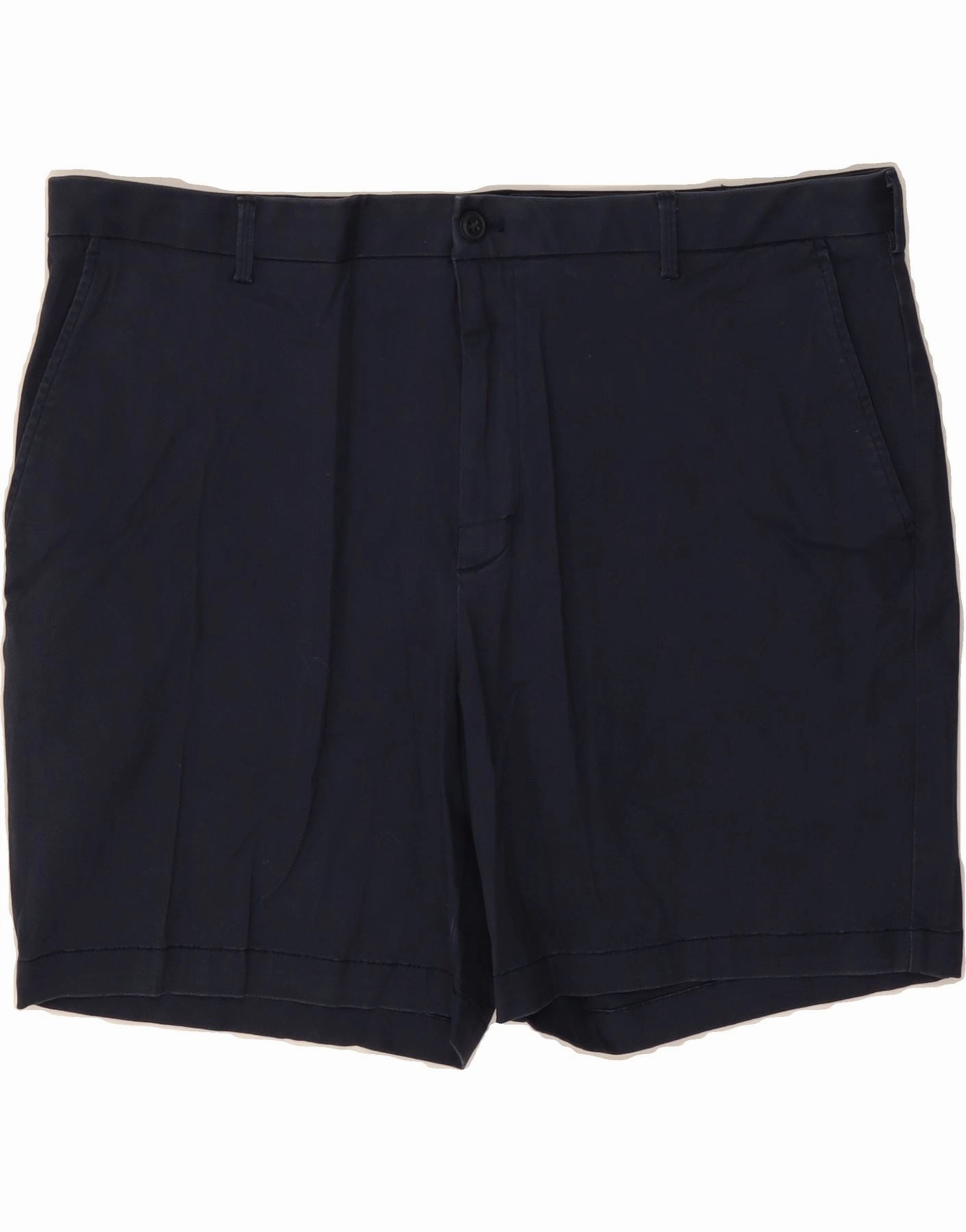 Running Shorts IZOD Mens Salt Water Chino Shorts W40 XL Navy Blue Cotton