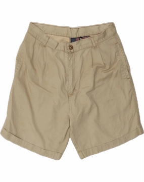 SLAM Mens Pegged Chino Shorts IT 48 Medium W30 Beige Cotton Tactile Feedback Loops