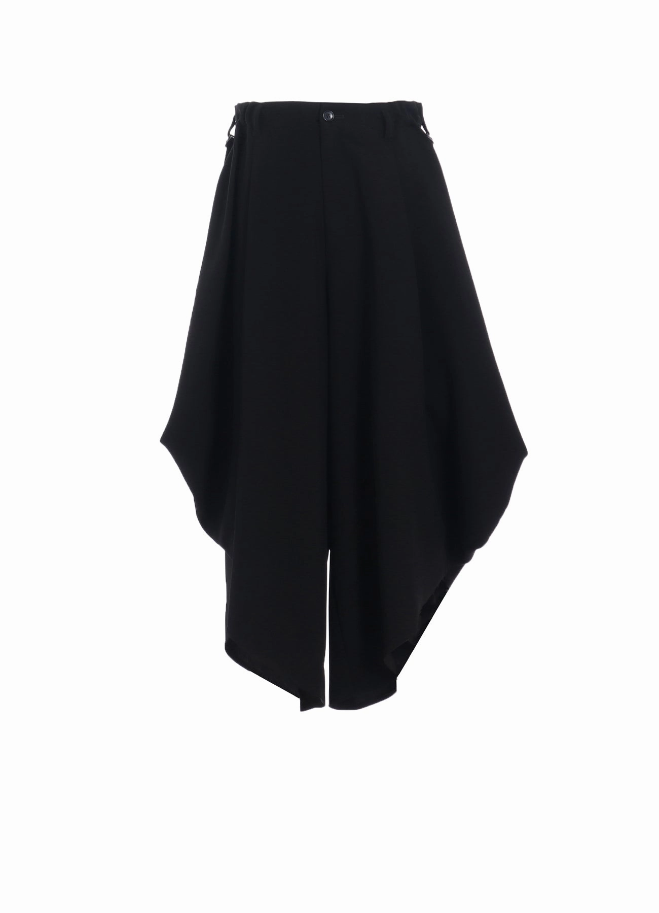 DOUBLE SATIN PANTS WITH D-RINGS Long Wear Comfortable Waistband