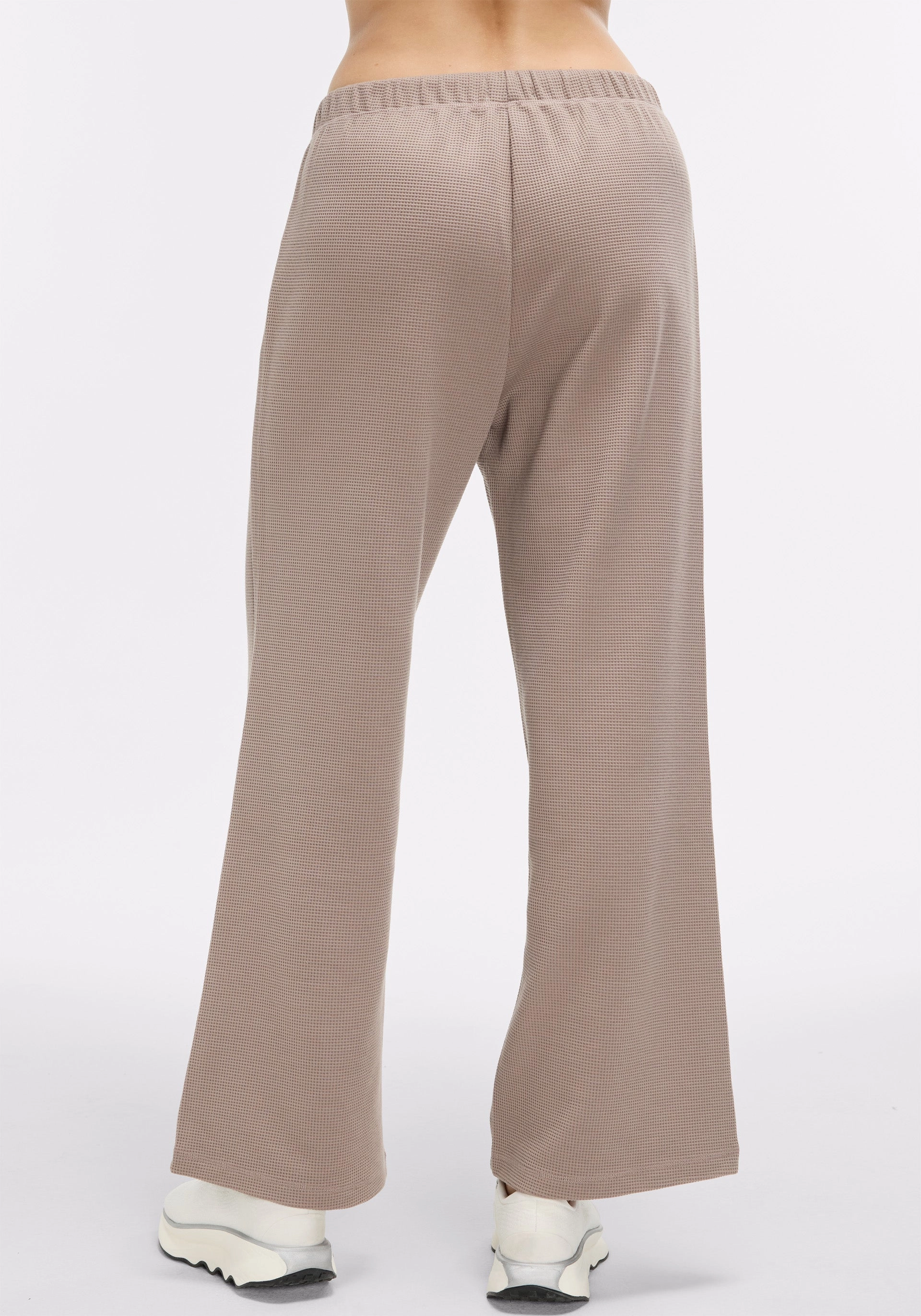 Effortless Fit Waffle Wide Leg Sweatpant