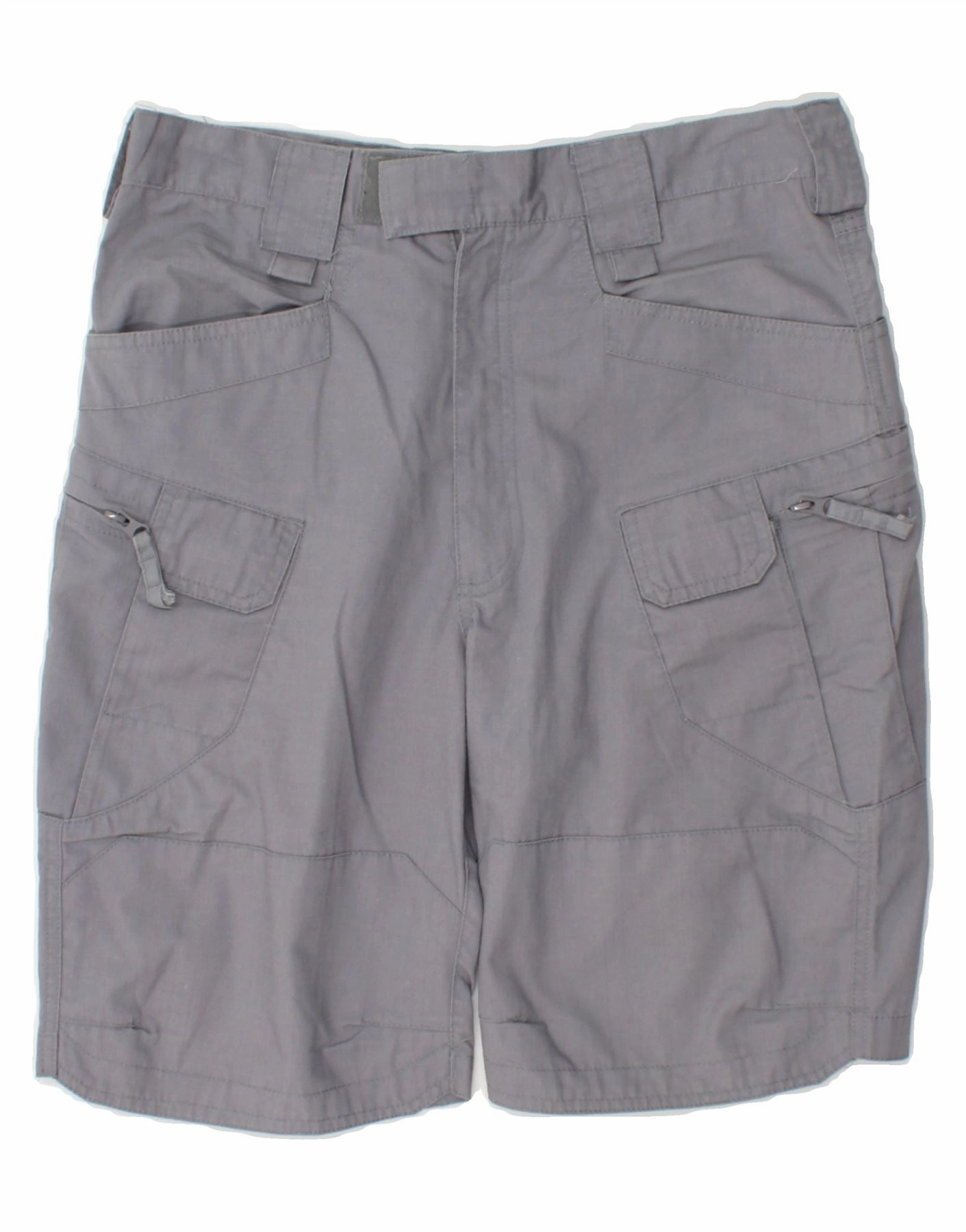 Easy Flex VINTAGE Mens Cargo Shorts W30 Medium Grey Polyester