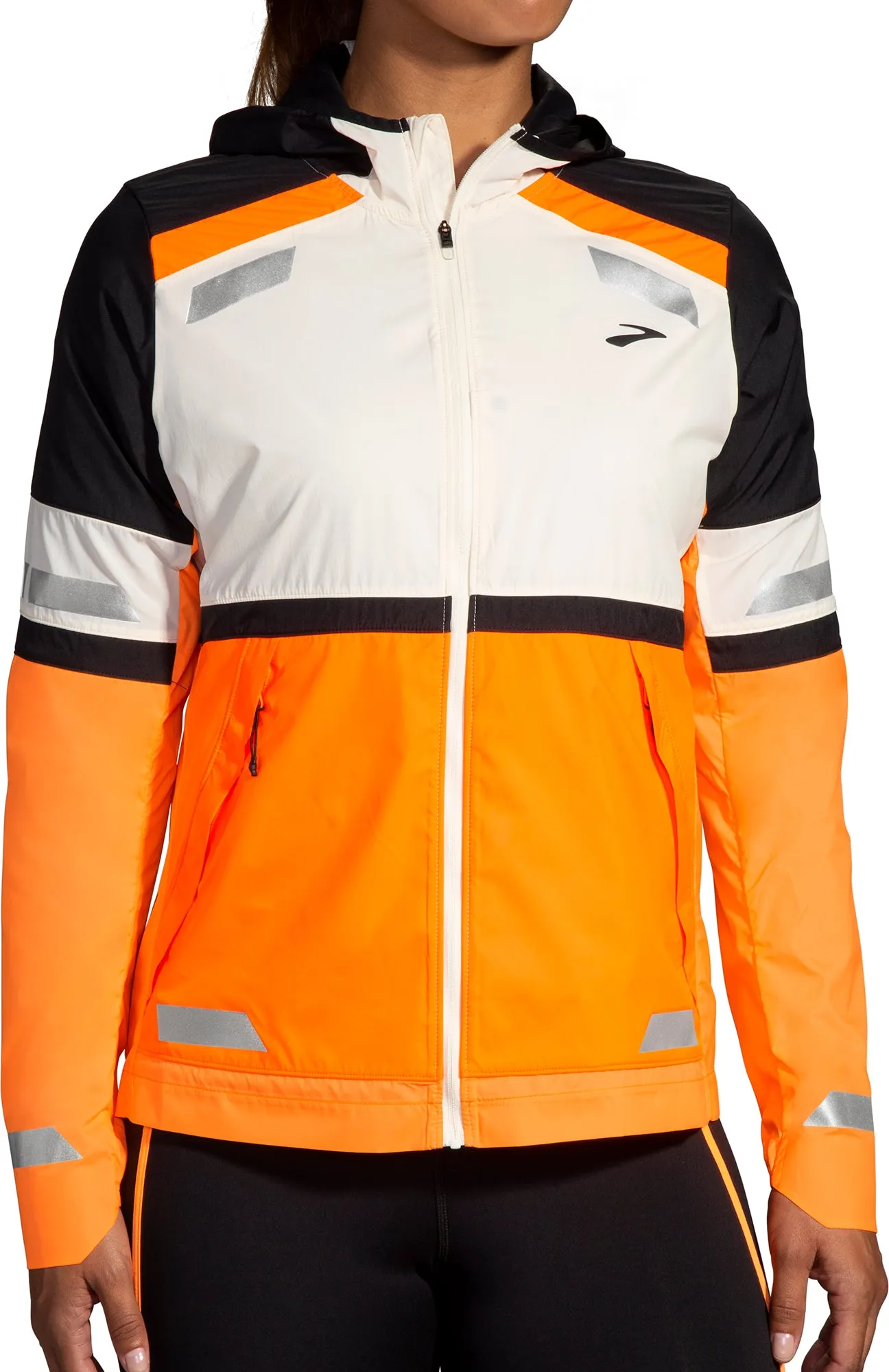 suitable for religious ceremonies Light Motion Brooks Run Visible 2.0 Womens Running Jacket - Grey