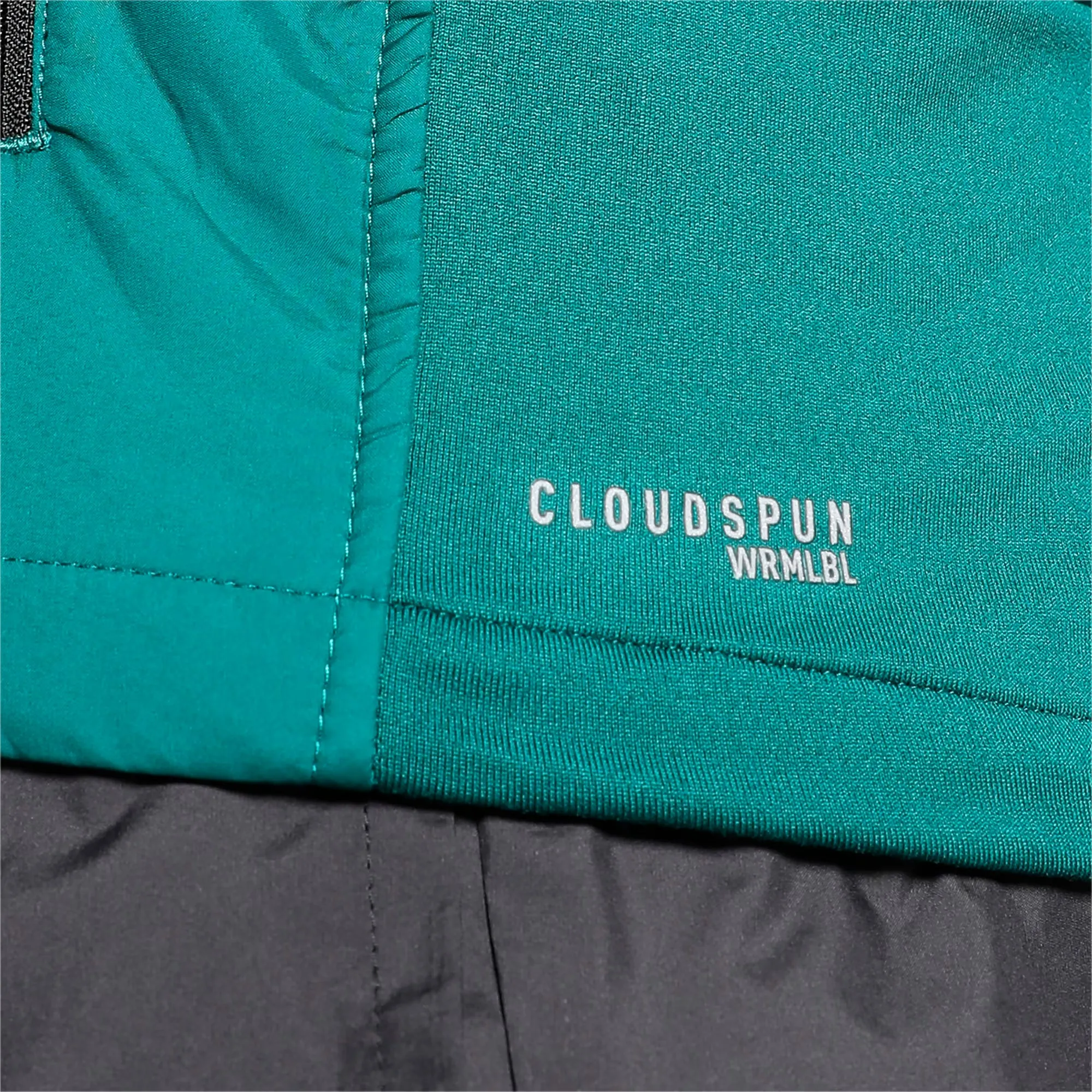 Puma Cloudspun WRMBL Mens Running Jacket - Green Illustrate Elegant