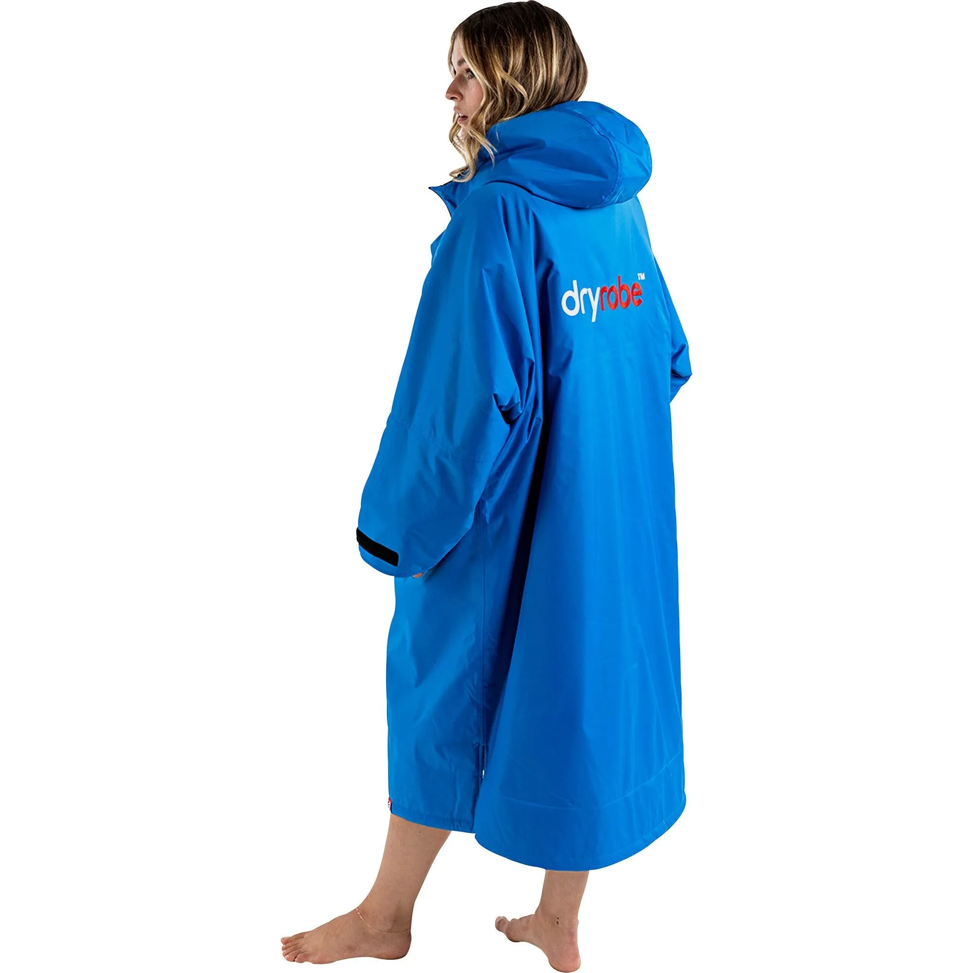Sleep Layer Convertible Features Dryrobe Advance Long Sleeve Changing Robe - Cobalt
