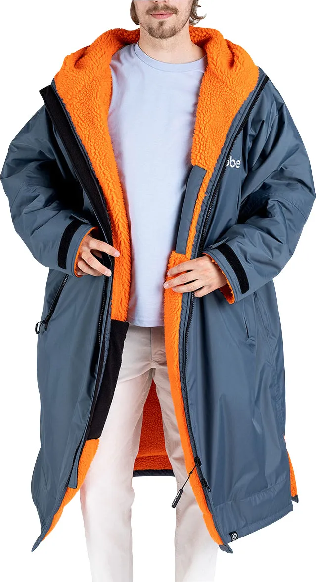 Airy texture Dryrobe Advance Long Sleeve Changing Robe - Grey