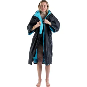 Dryrobe Advance Short Sleeve Changing Robe - Blue Breathe Room Quick Dry Technology