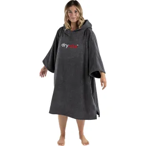 Dryrobe Organic Towel Changing Robe - Grey Resting Style
