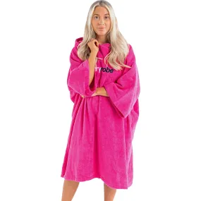 Dryrobe Organic Towel Changing Robe - Pink Simple Fit