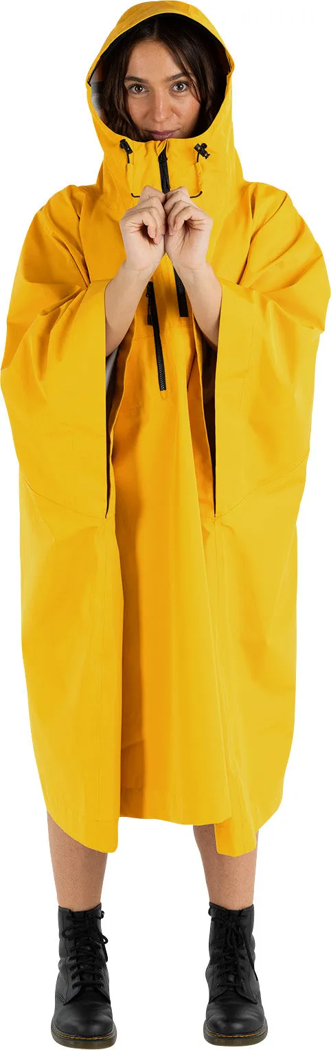 Daily Relaxed Loose Fit Dryrobe Waterproof Poncho - Yellow