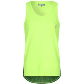 anti aircraft Red Tag Activewear Reflective Mens Running Vest - Yellow