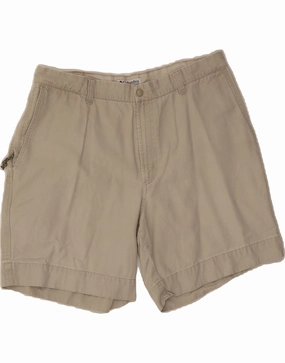 Soft Touch COLUMBIA Mens Cargo Shorts W38 XL Off White Cotton