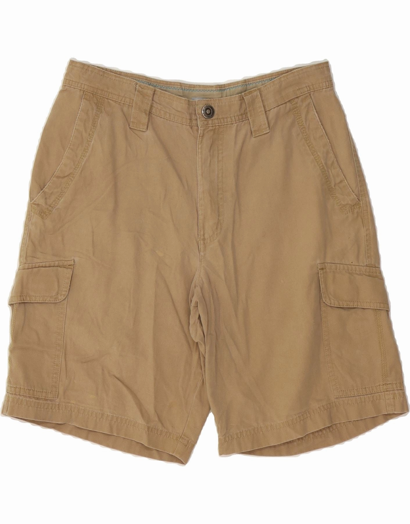 Gusseted Crotch Design COLUMBIA Mens Cargo Shorts W32 Medium  Brown
