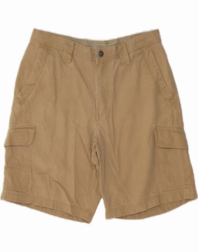 Gusseted Crotch Design COLUMBIA Mens Cargo Shorts W32 Medium  Brown