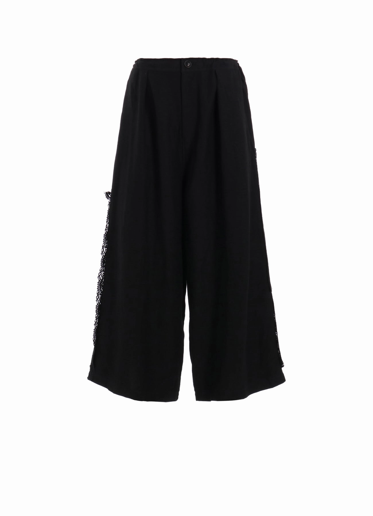 FRONT TUCKED WIDE PANTS WITH LACE Soft Lines