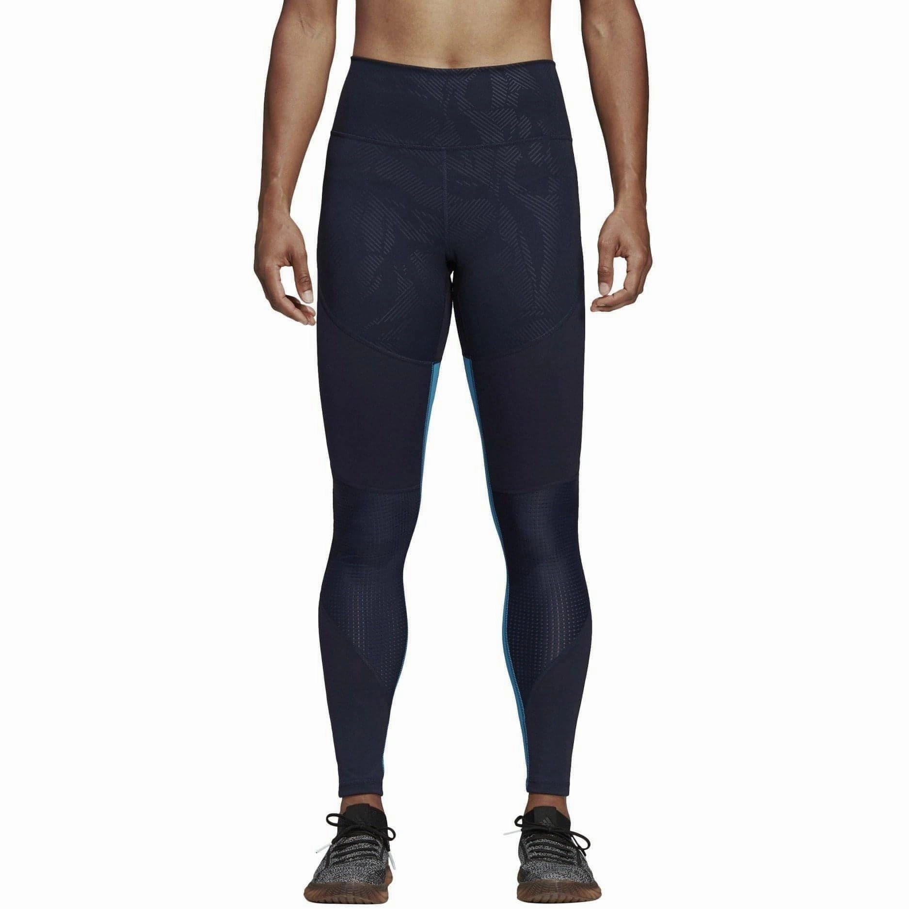 Modern Performancewear adidas Believe This High Rise Womens Long Training Tights - Blue