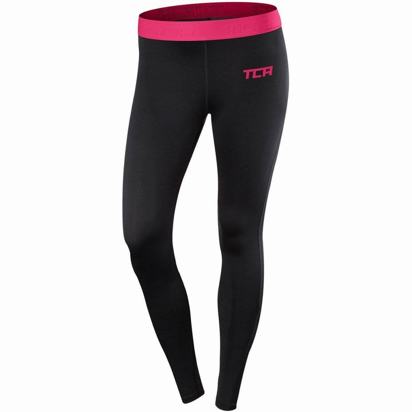 TCA Pro Performance Endurance Womens Long Running Tights - Black Neutral Wear Active Comfort Wear