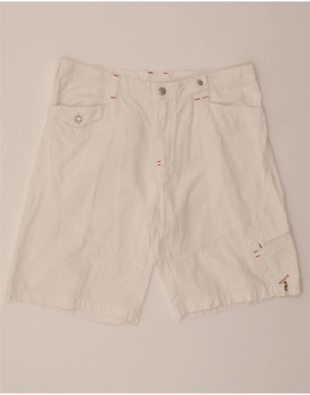 Workout Ready Design SeamlessConstruction FILA Mens Cargo Shorts W38 XL White Cotton