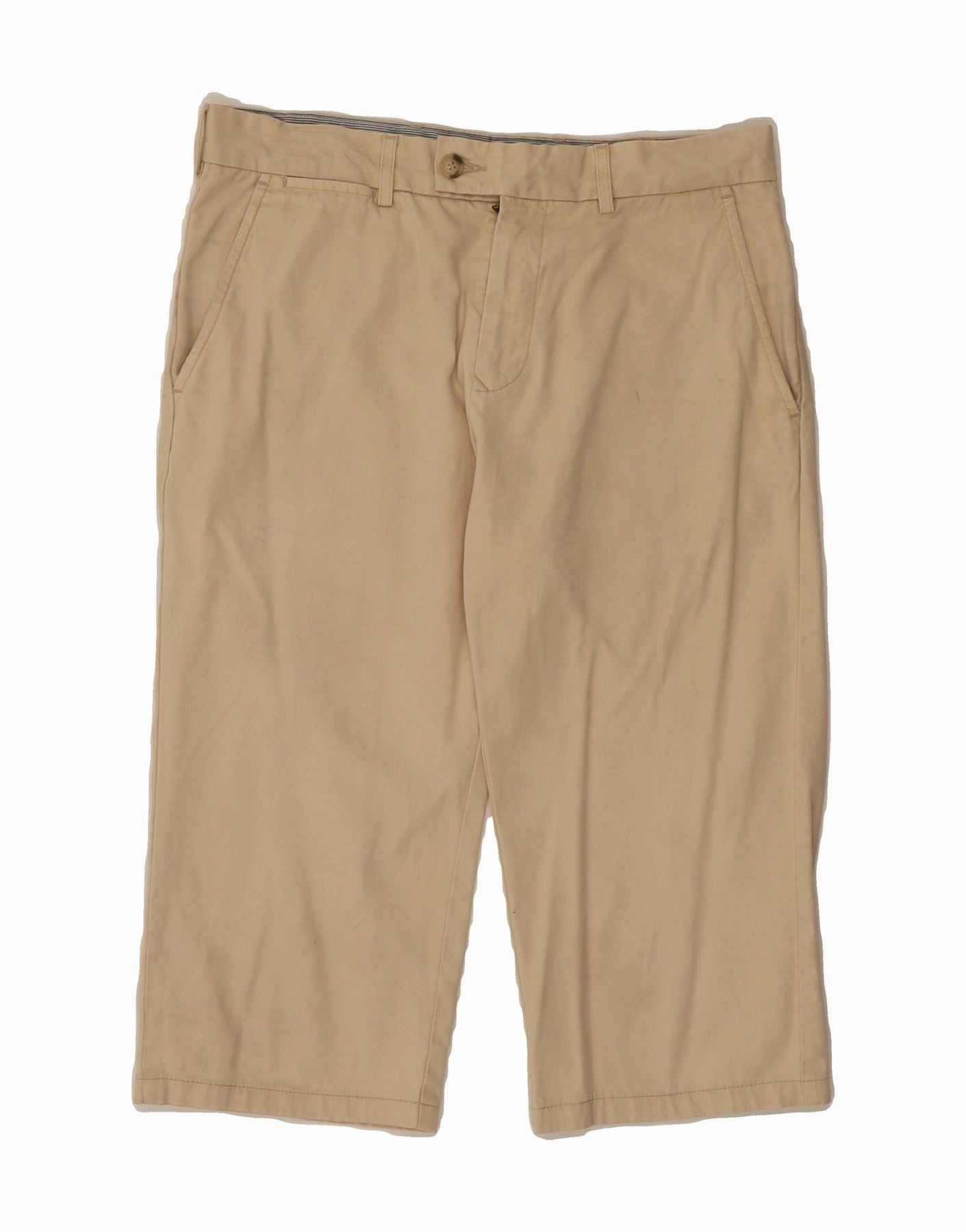 Beachwear Antibacterial TOMMY HILFIGER Mens Bermuda Shorts W32 Large Beige Cotton