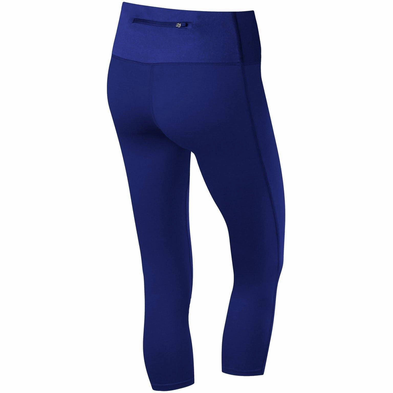 skin comfort TCA Pro Performance Supreme Womens 3/4 Capri Running Tights - Blue