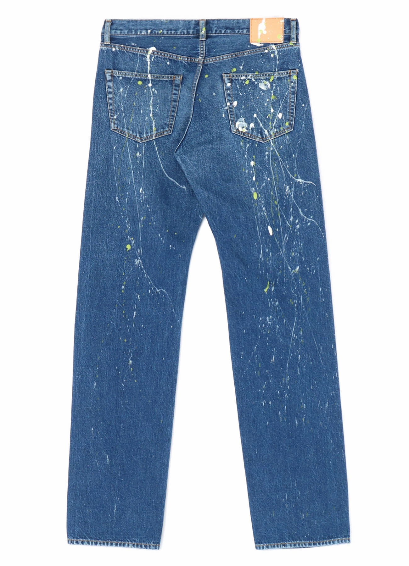 Neutral Style 12oz DENIM PAINT SPLATTERED JEANS