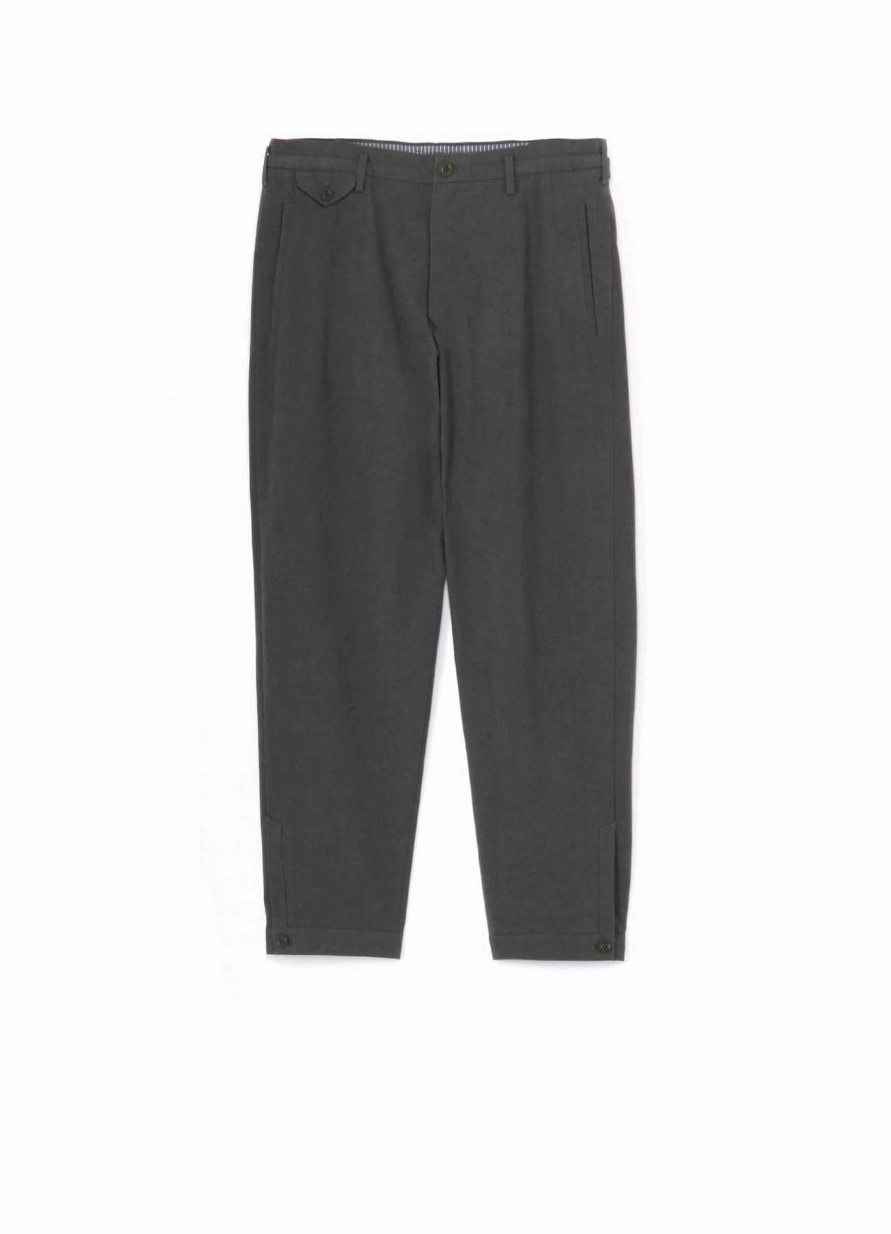 C/ POPLIN PANELED HEM PANTS Everyday Style Chilly Day Wear