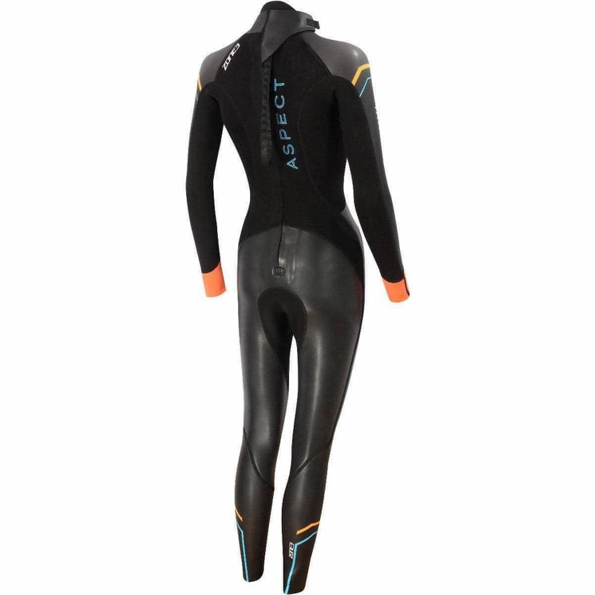 Zone3 Aspect Breaststroke Womens Wetsuit - Black LowProfileNeckline