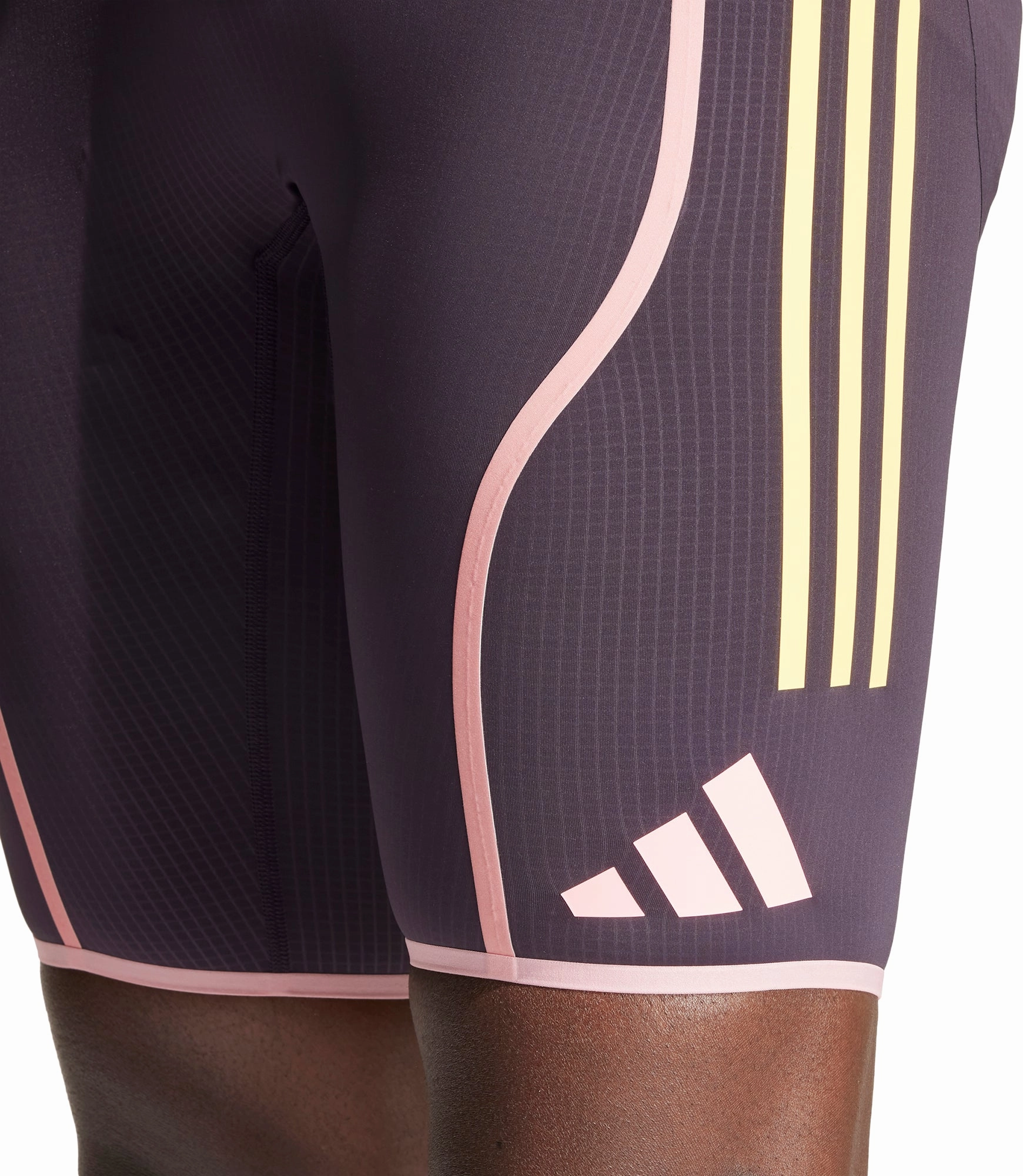 Sleepwear adidas Adizero Promo Mens Short Running Tights - Purple