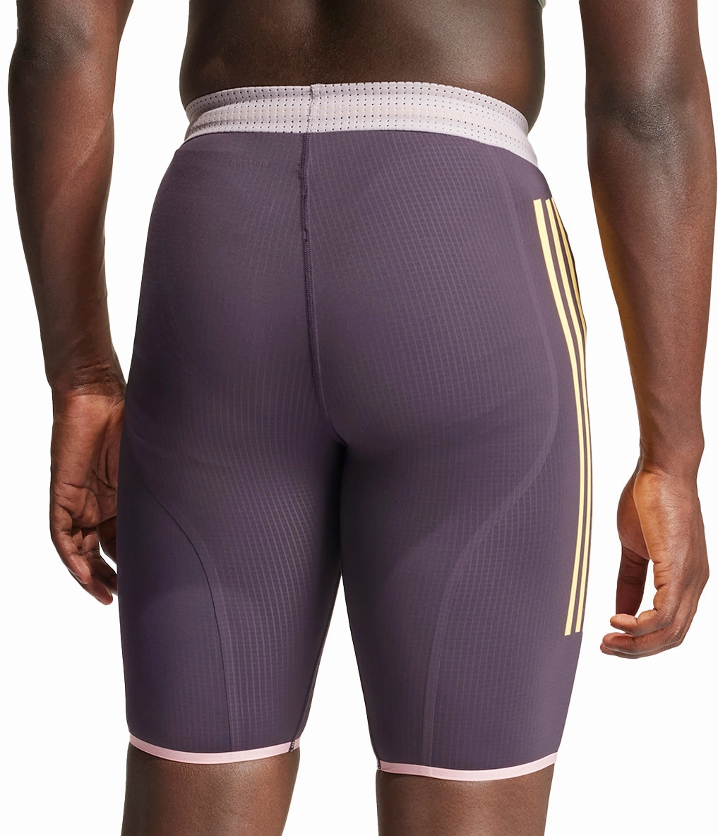 Sleek Design adidas Adizero Promo Mens Short Running Tights - Purple