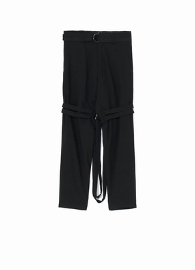 Easy Fit COTTON TENCEL LAWN HANGING STRAP PANTS