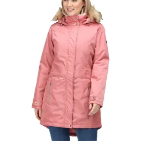 Regatta Lexis Waterproof Insulated Womens Parka Jacket - Pink Touch
