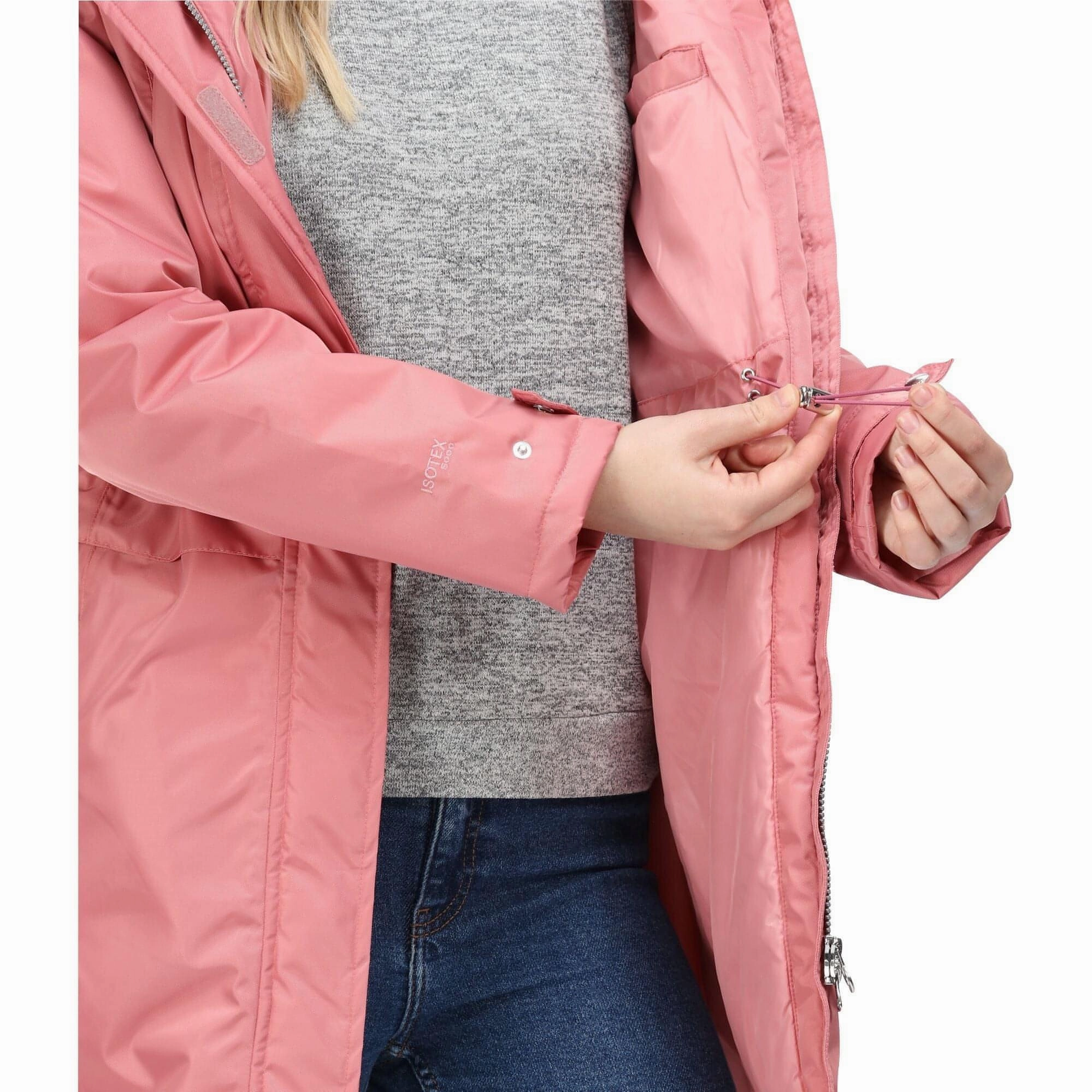 Regatta Lexis Waterproof Insulated Womens Parka Jacket - Pink wedding ceremony
