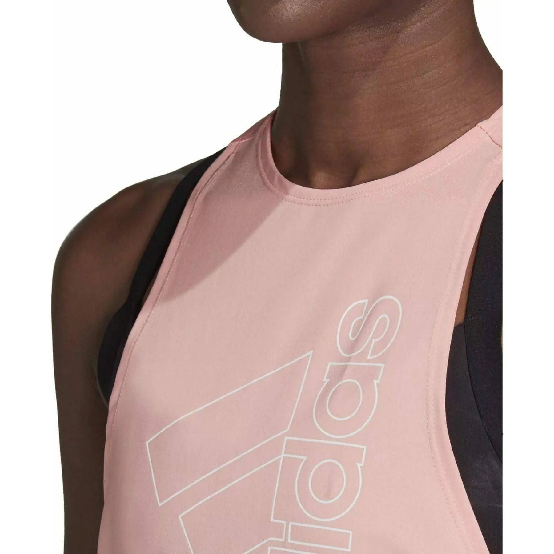 adidas Badge Of Sport Womens Training Vest Tank Top - Pink Street Comfort Casual Comfort Wear