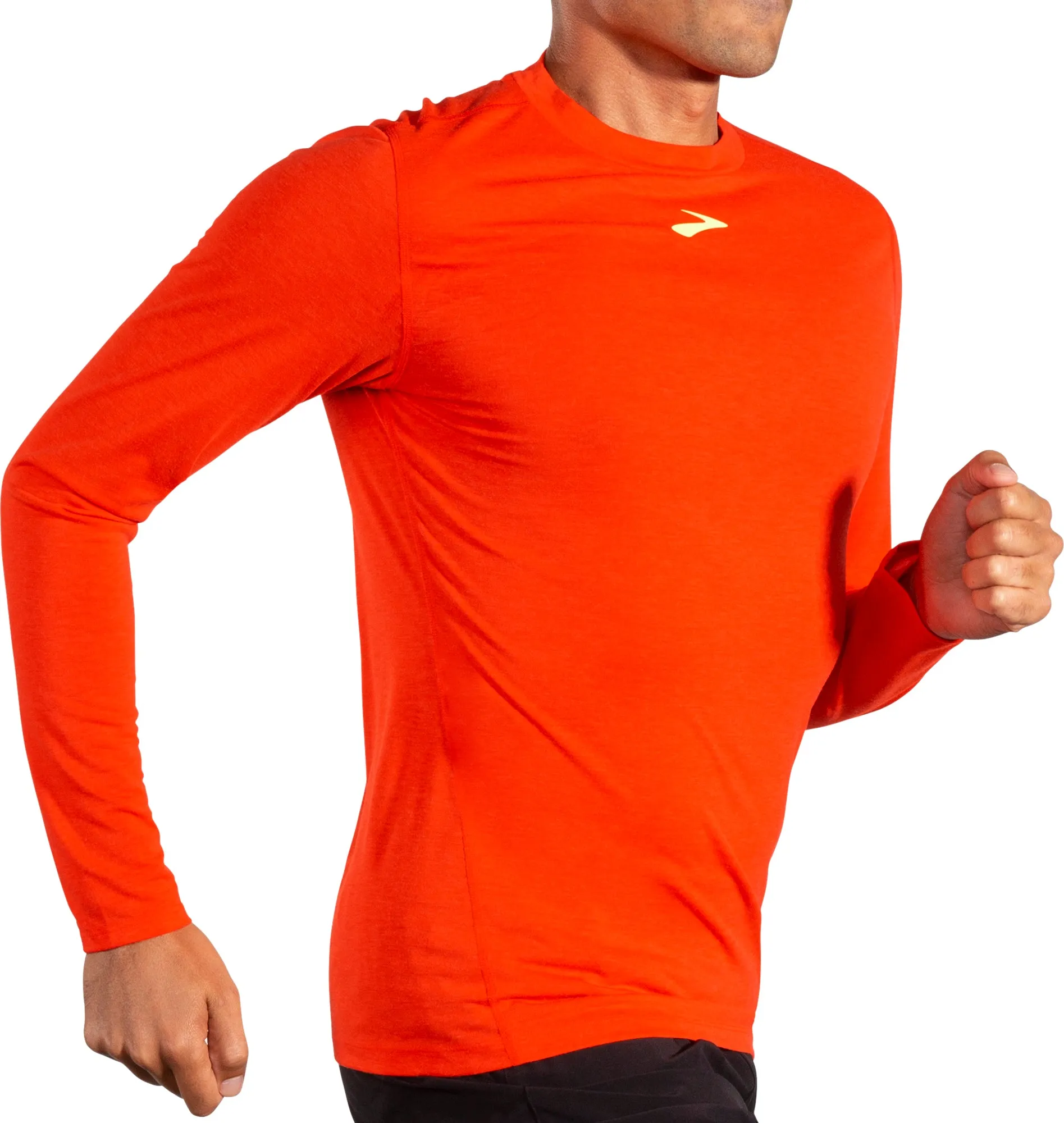 homecoming Brooks High Point Long Sleeve Mens Running Top - Red