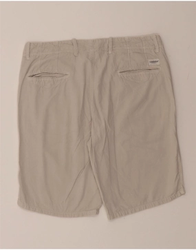CARRERA Mens Chino Shorts IT 50 Large W34  Beige Cotton beach shorts