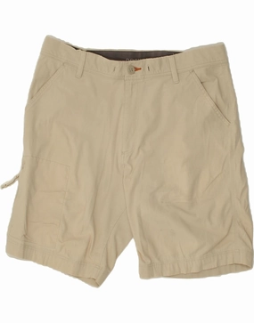 DOCKERS Mens Chino Shorts W36 Large Beige Breezy Comfort Floral Print