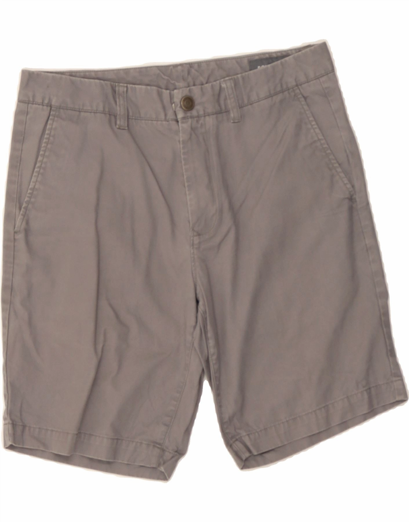 Quick Adjust BONOBOS Mens Chino Shorts W32 Medium  Grey Cotton