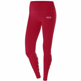 Extra Soft Minimalist Style Ultra Light Weekend Trip TCA Laser Tech Reflective Womens Long Running Tights - Pink