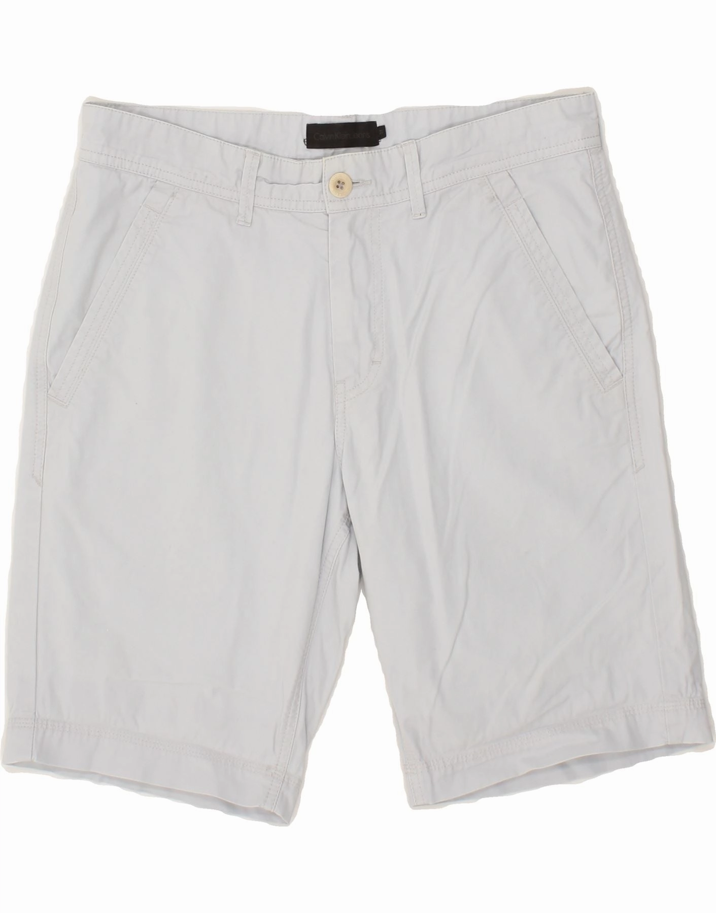 Hiking shorts Motion Flex Fit CALVIN KLEIN JEANS Mens Chino Shorts W30 Medium  Blue Cotton