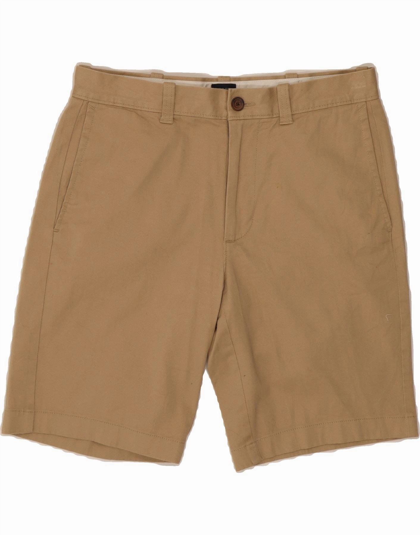 stain - resistant Wool blend J. CREW Mens Chino Shorts W30 Medium Beige Cotton