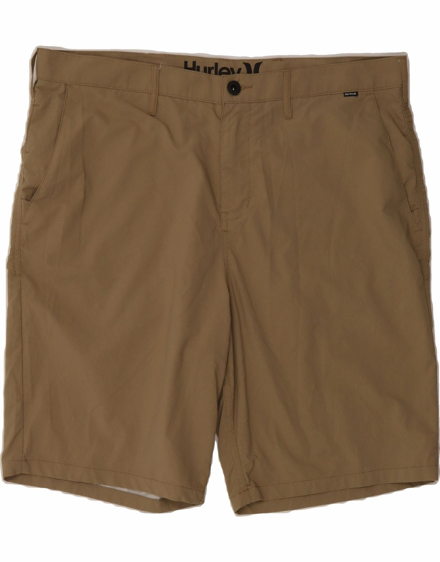 entertainment industry HURLEY Mens Chino Shorts W38 XL Beige Nylon