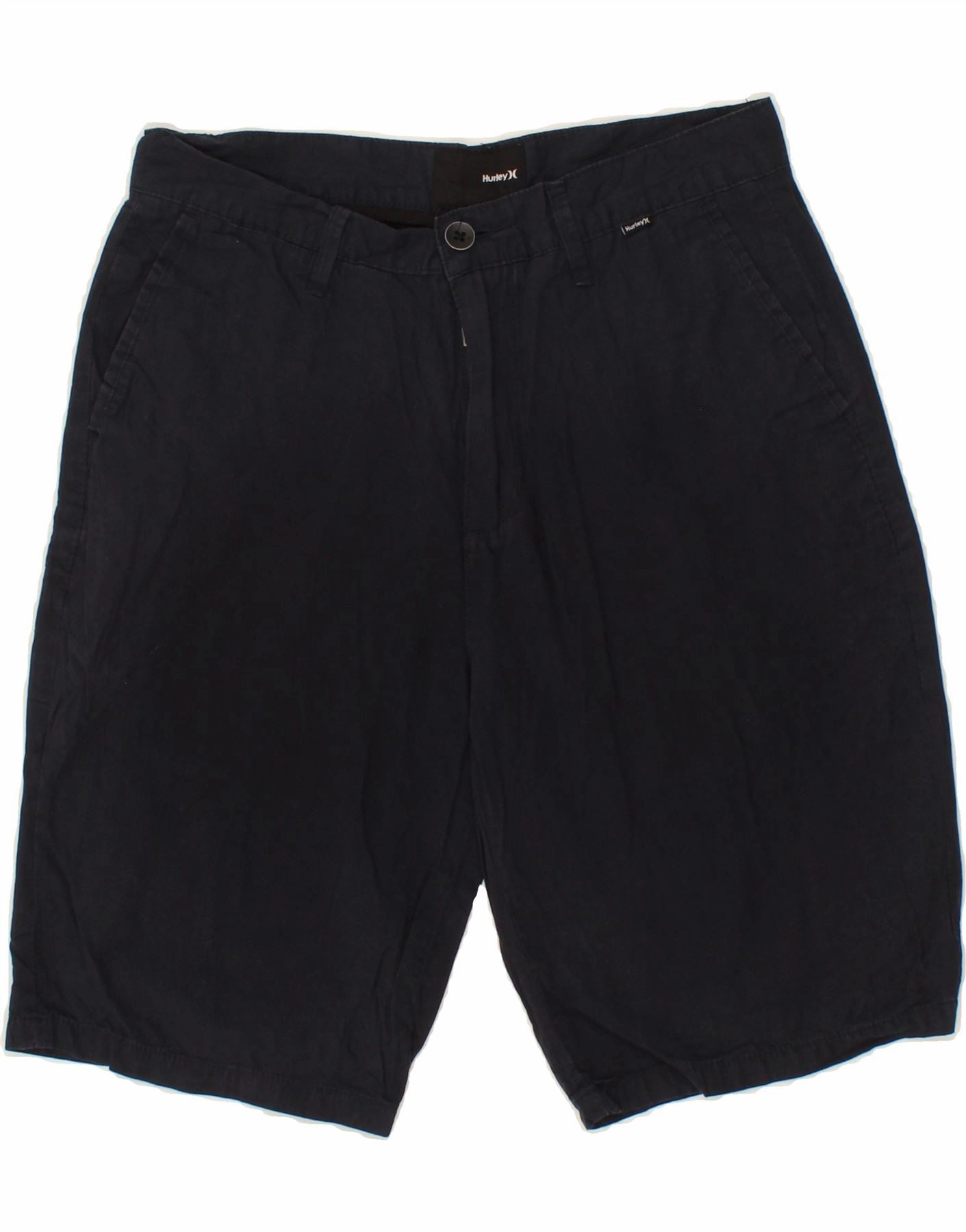 Comfortable fit HURLEY Mens Chino Shorts W28 Small Navy Blue
