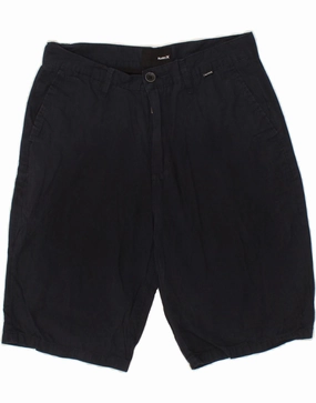 Comfortable fit HURLEY Mens Chino Shorts W28 Small Navy Blue
