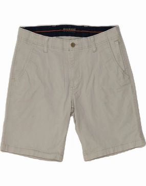 Frictionless Movement DOCKERS Mens Chino Shorts W34 Large Grey Cotton