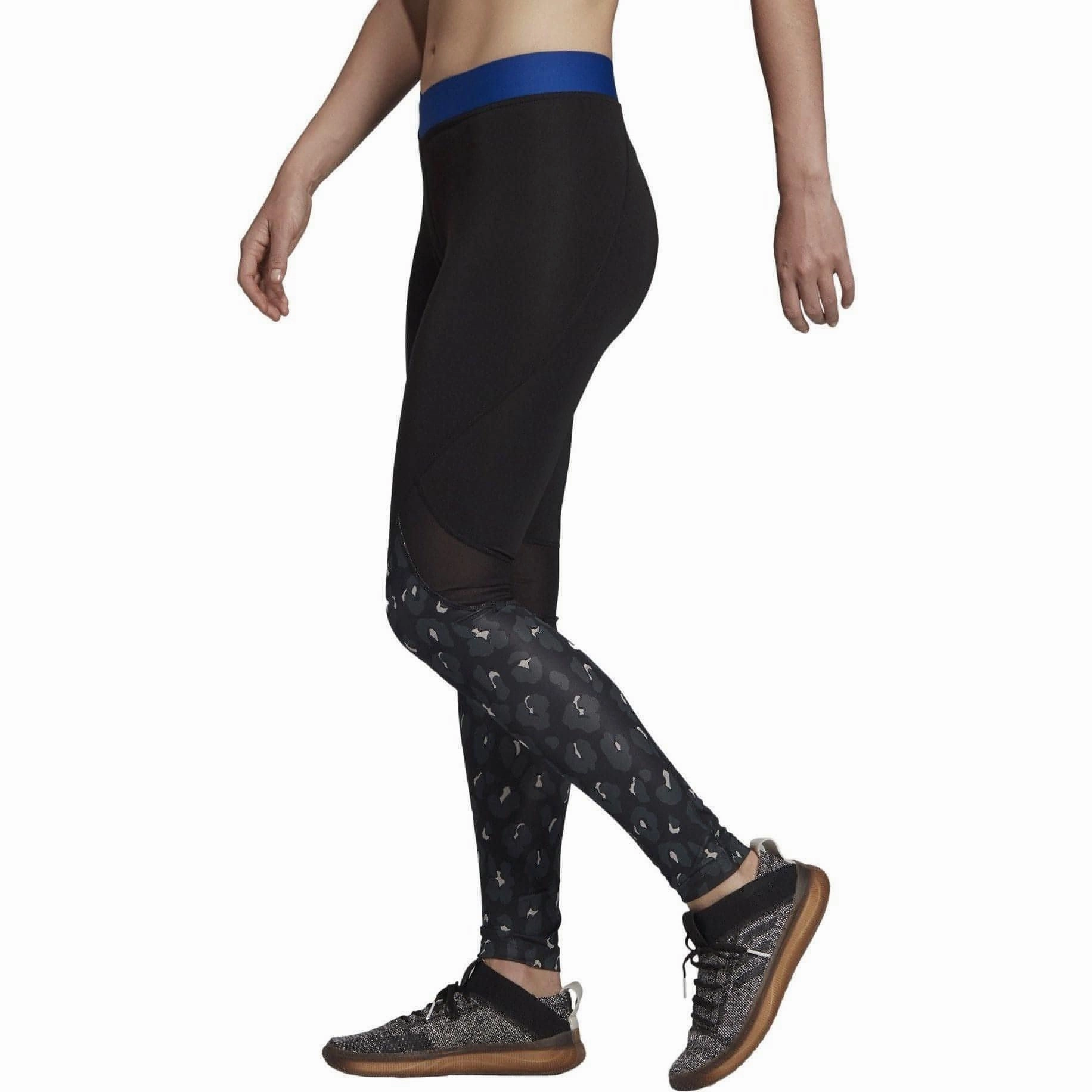adidas AlphaSkin Iteration Womens Long Training Tights - Black Friction Resistant Seamless Design Weekend Trip