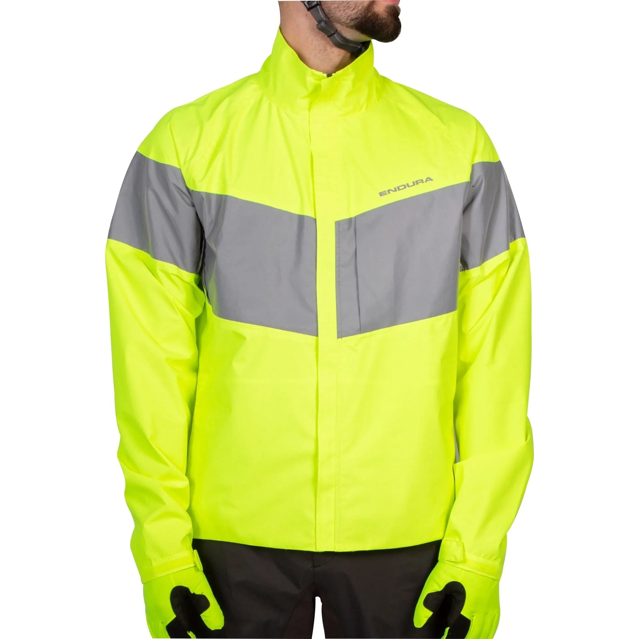 Casual Smart Endura Urban Luminite EN1150 Waterproof Mens Cycling Jacket - Yellow