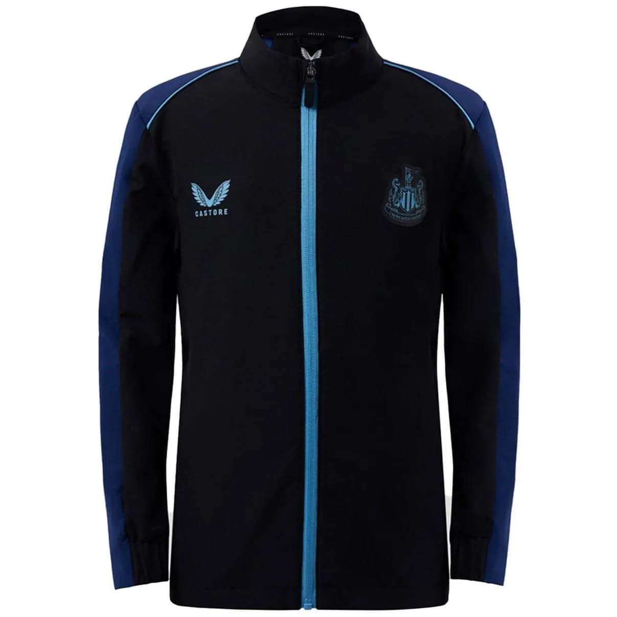 Style Driven Casual Edge Castore Newcastle United Mens Travel Jacket - Black