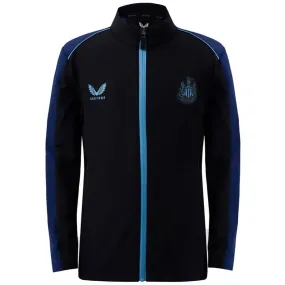 Castore Newcastle United Mens Travel Jacket - Black Taped Zippers