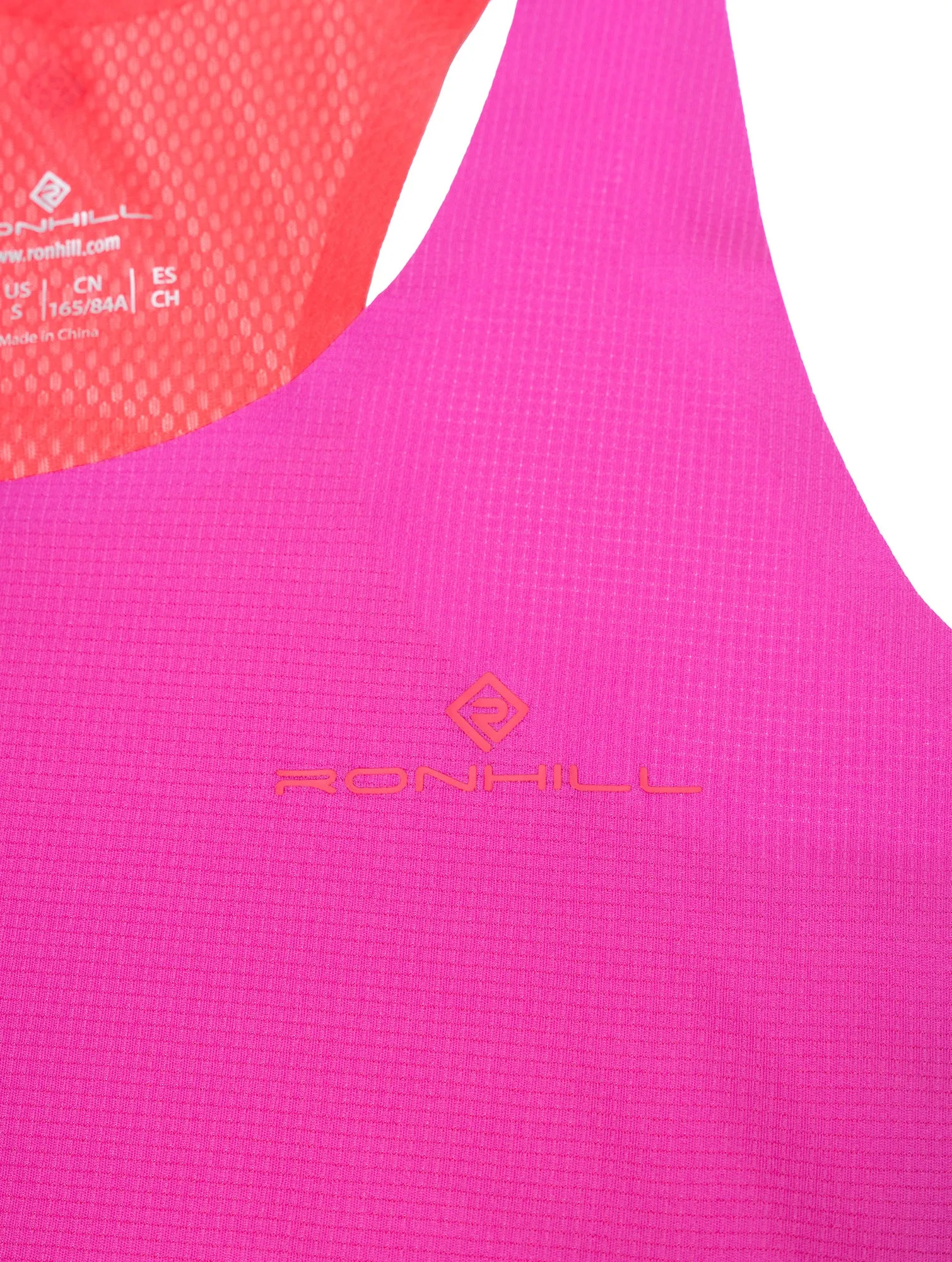 Ronhill Tech Race Womens Running Vest Tank Top - Pink All-day style