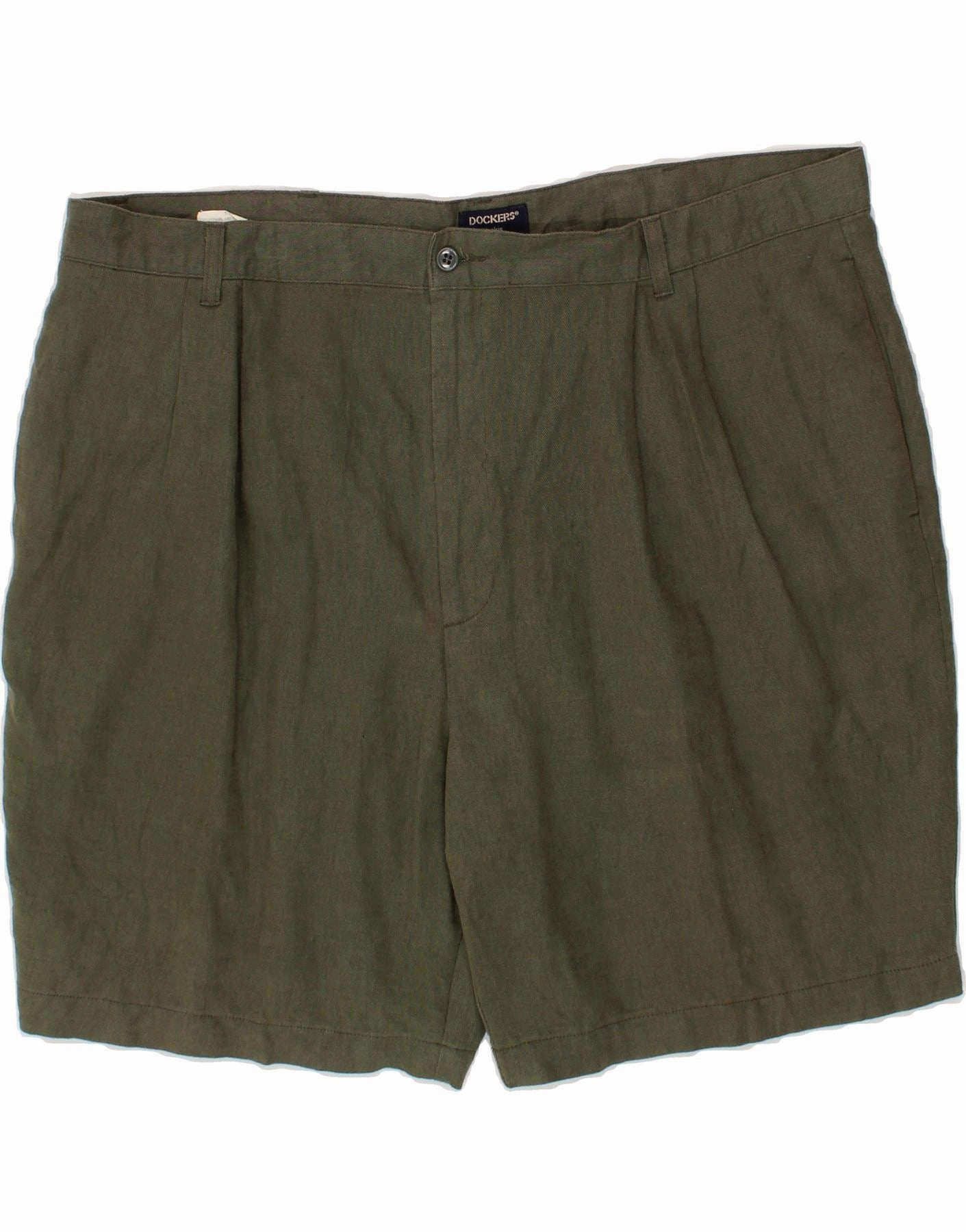 light feel DOCKERS Mens Chino Shorts W44 2XL Khaki Cotton