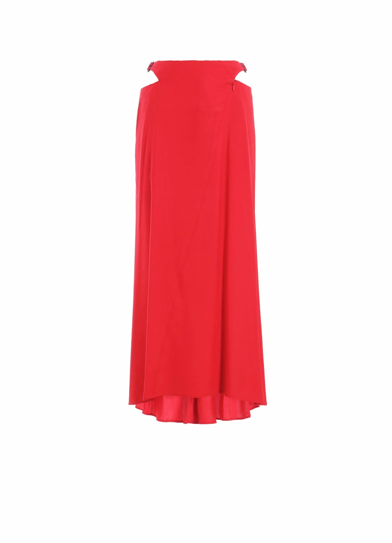 Stretch Ready Perfect Comfort Fit BACK SATIN CROSS WAIST BELT SKIRT